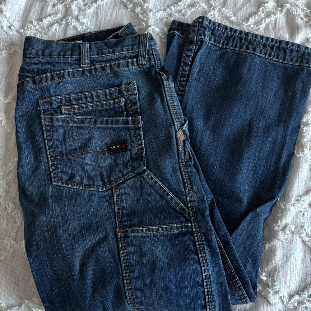 Ariat M4 Relaxed Boot Jeans in Dark Blue